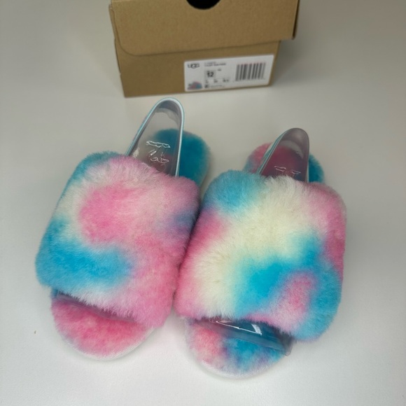 UGG Fluff Yeah Slide Slippers (Toddler) - Picture 6 of 11